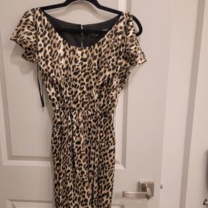 Beautiful leopard knee length dress